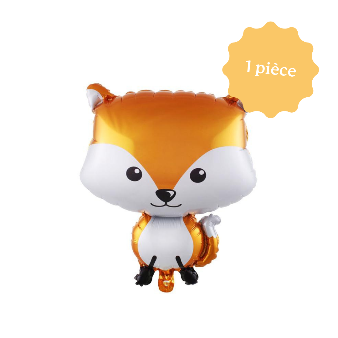 Ballon alu - Renard - Animaux de la forêt