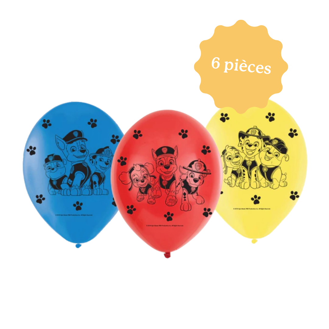 Ballons de baudruche - Pat'patrouille Chase