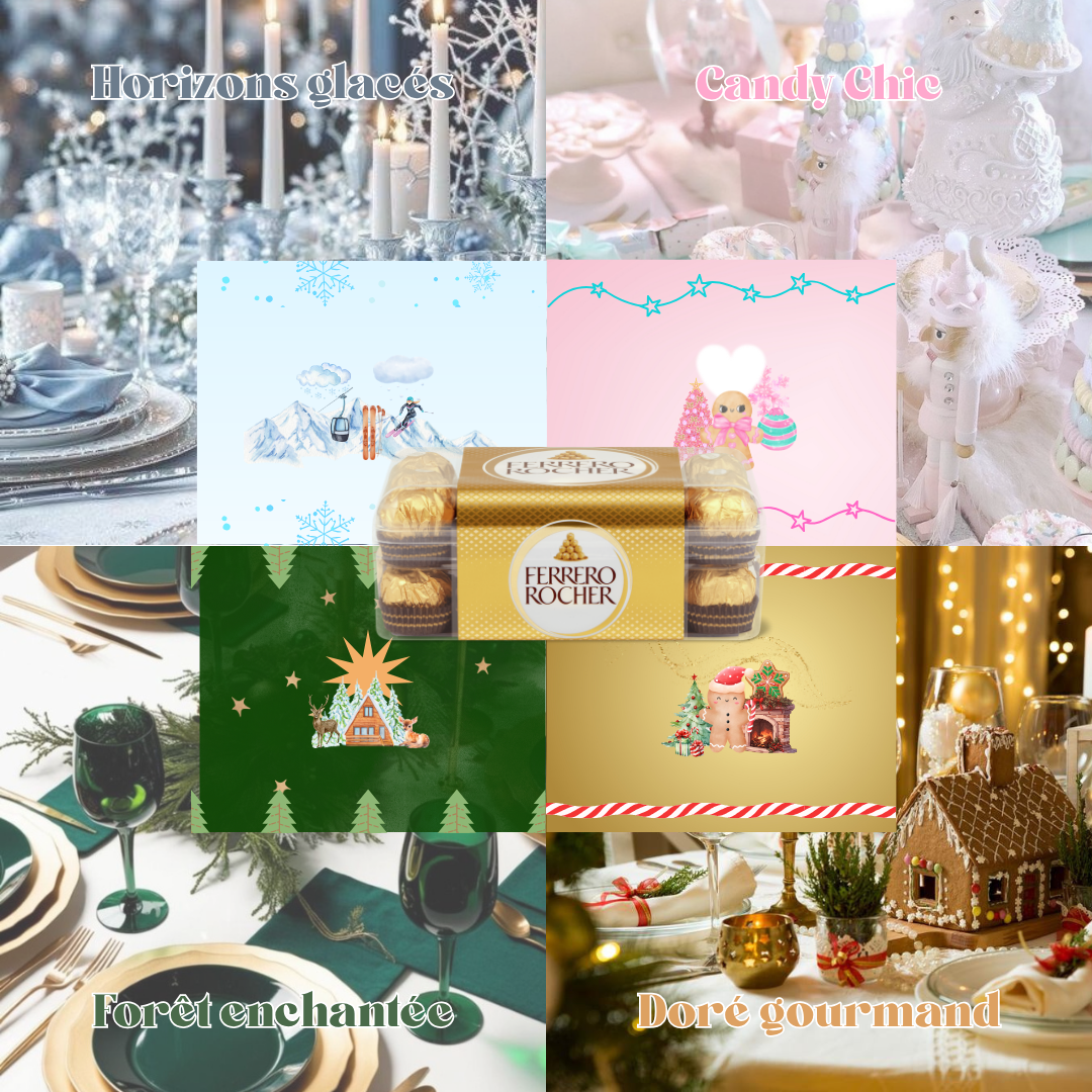 BOITE FERRERO ROCHER de Noël