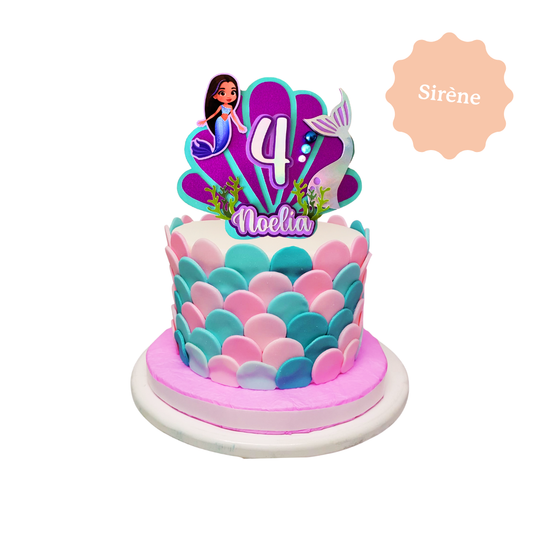 CAKE TOPPER 3D - 1 élément