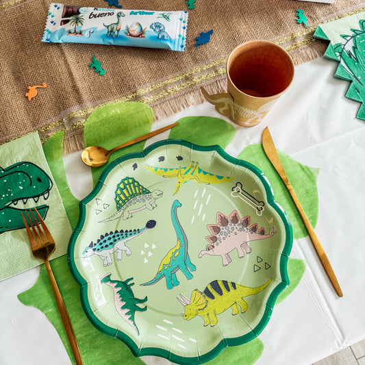 décoration de table pour anniversaire dinosaure