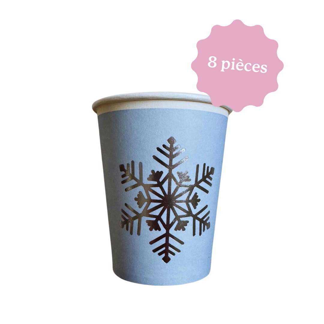 Gobelets - Flocon de neige