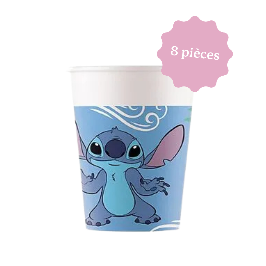 Gobelets Stitch pour anniversaire à thème Lilo & Stitch – idéale pour fête d’enfant