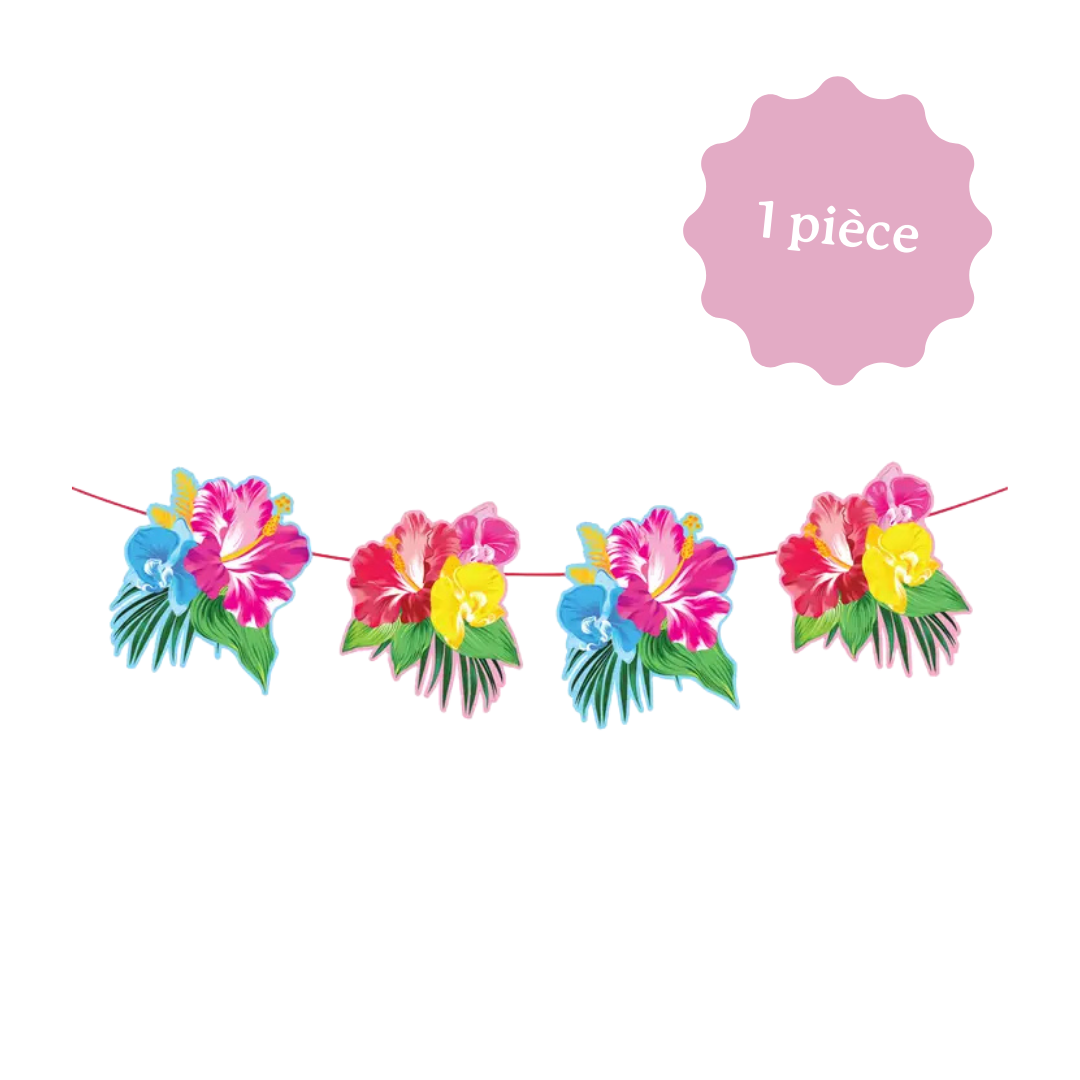 Guirlande - Fleurs tropicales