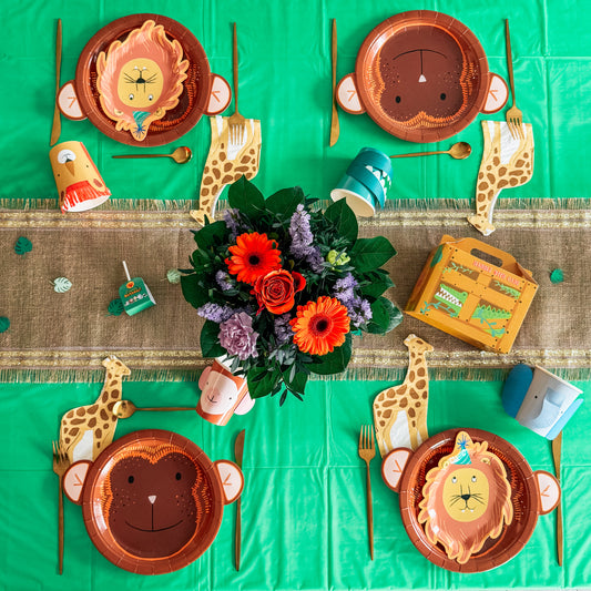 Décoration d'anniversaire jungle safari