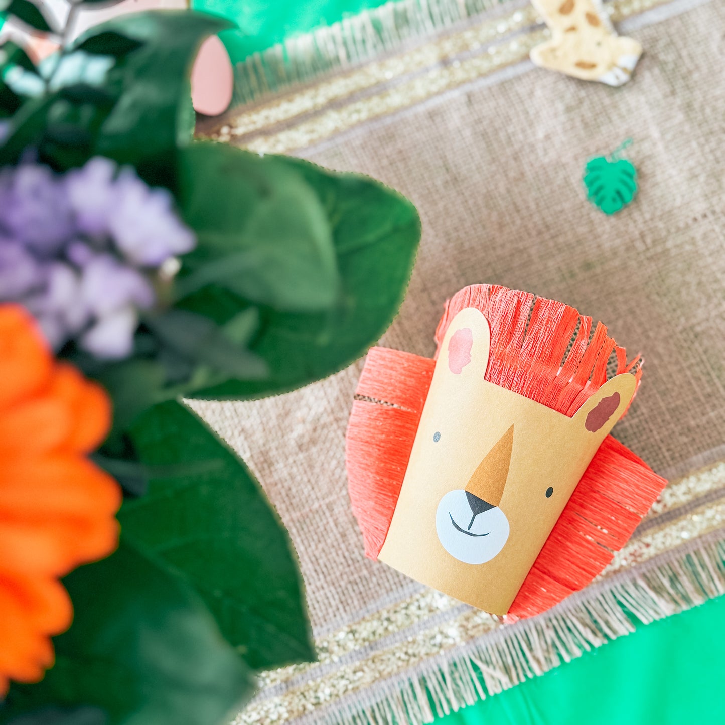 Décoration d'anniversaire jungle safari