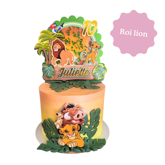 CAKE TOPPER 3D avec lumières LED - 1 élément