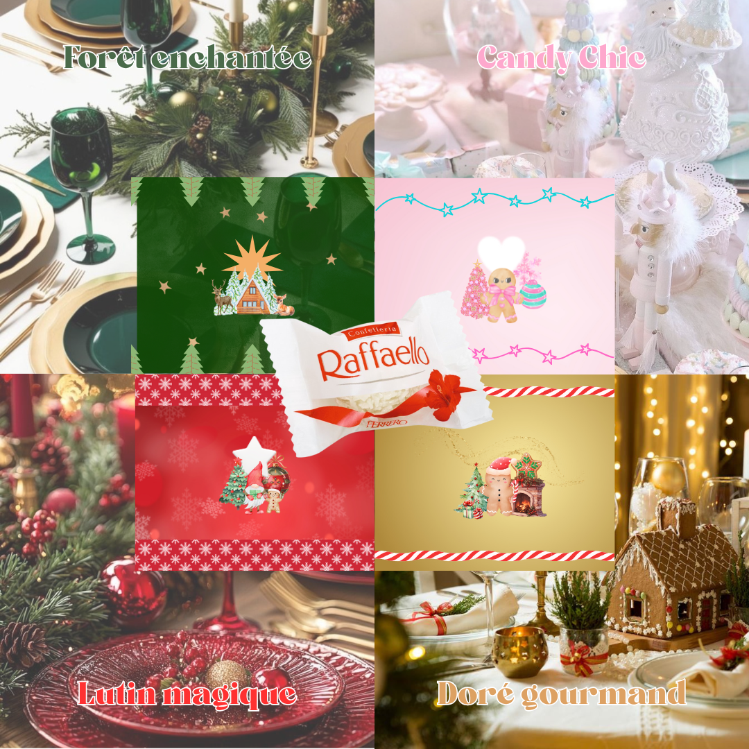 Raffaello personnalisé de Noël - 5 thèmes à choix