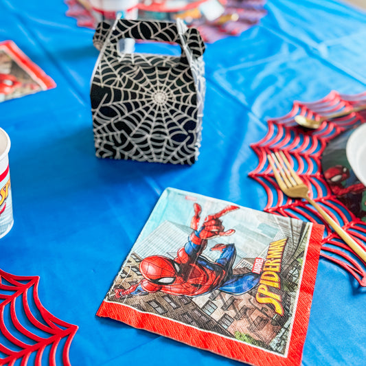 Décoration de table Spiderman pour anniversaire