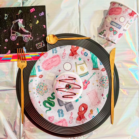 décoration de table pour anniversaire sur le thème de Taylor Swift