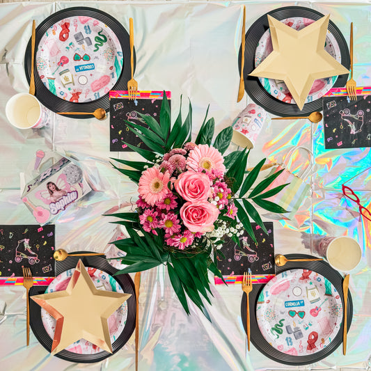 décoration de table pour anniversaire sur le thème de Taylor Swift