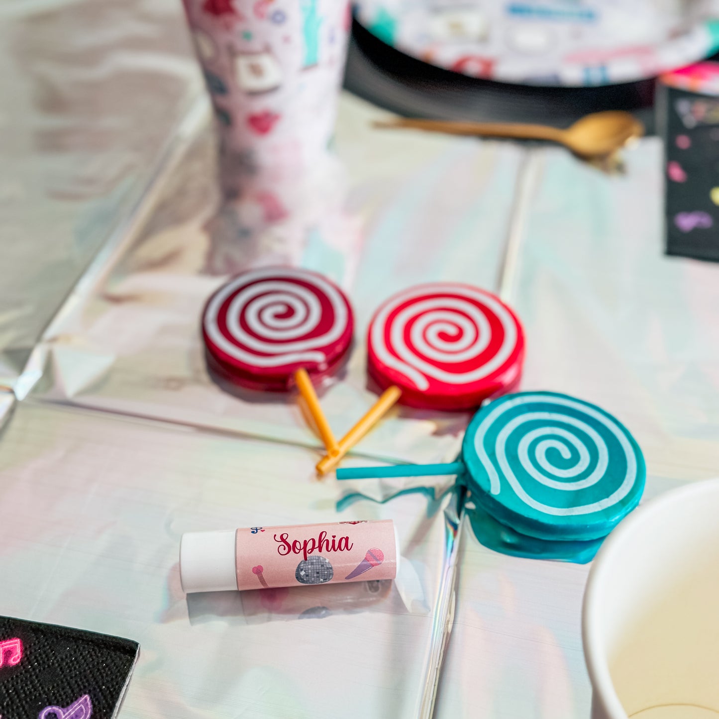 décoration de table pour anniversaire sur le thème de Taylor Swift