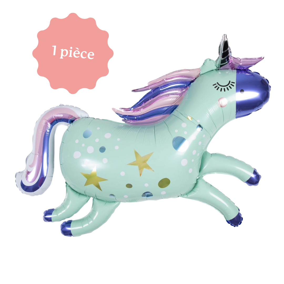 Ballon en forme de licorne pour décoration d'anniversaire