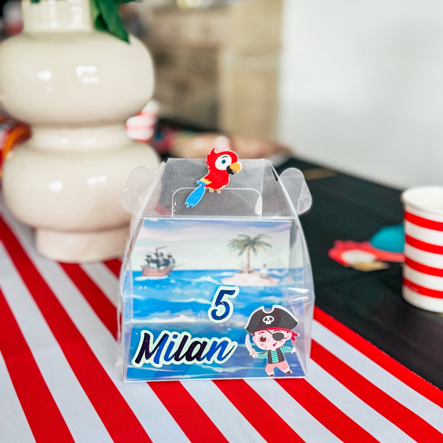 décoration de table pour anniversaire sur le thème pirate