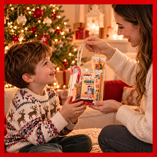 SAC GOURMAND personnalisé de Noël - enfant