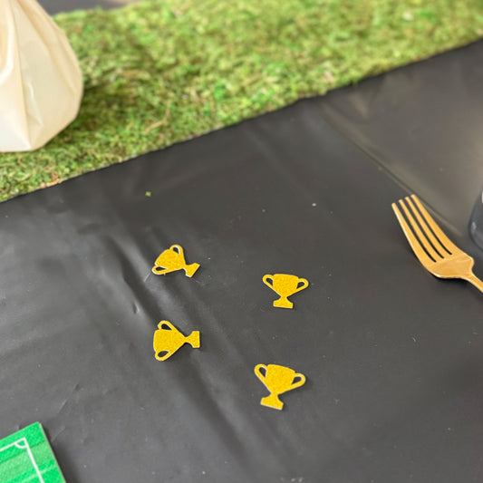 Décoration de table pour anniversaire sur le thème foot