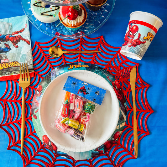 Décoration de table Spiderman pour anniversaire