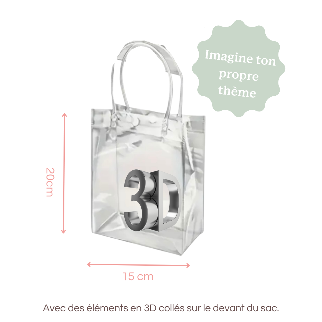 SAC TRANSPARENT 3D