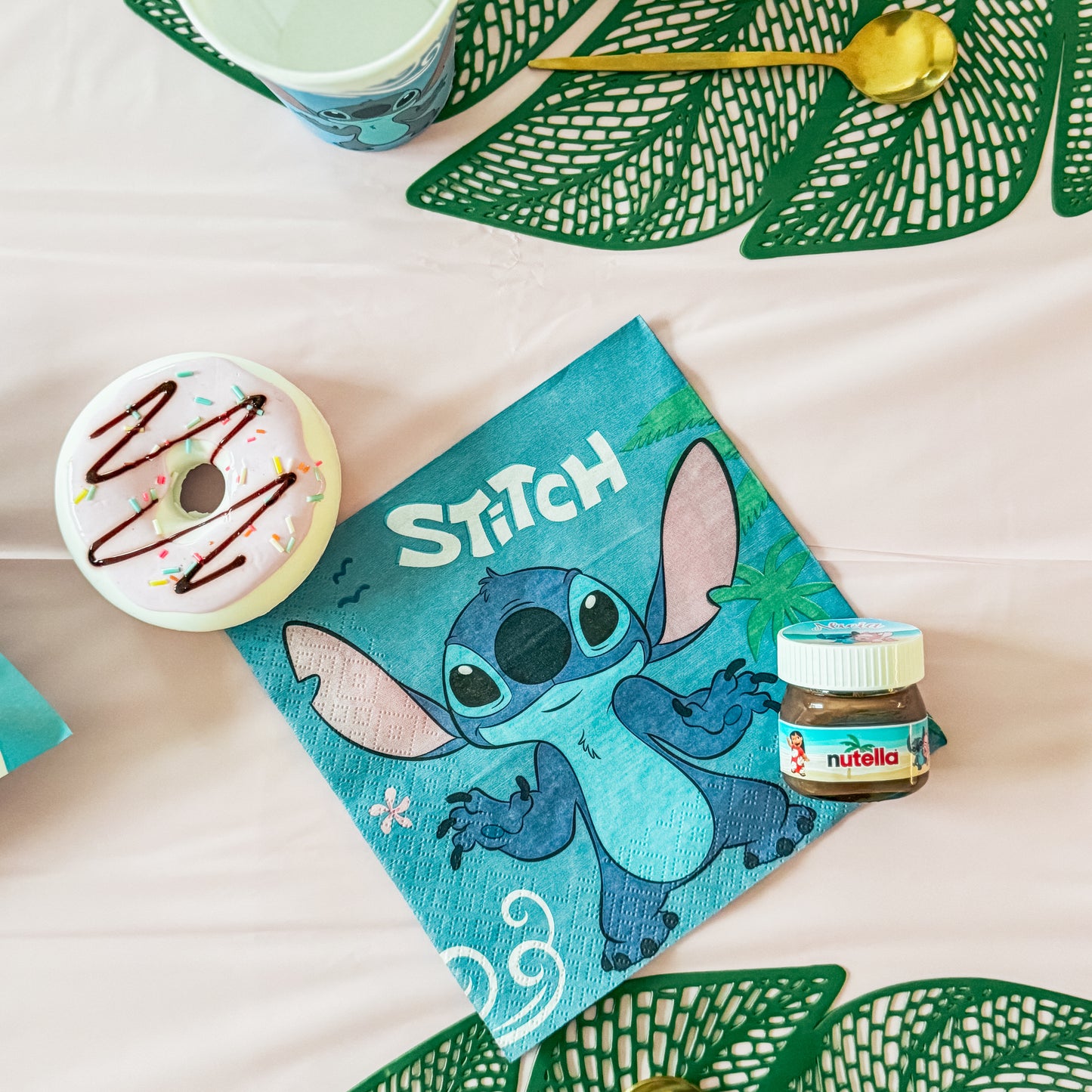 Décoration de table Stitch et Angel pour anniversaire