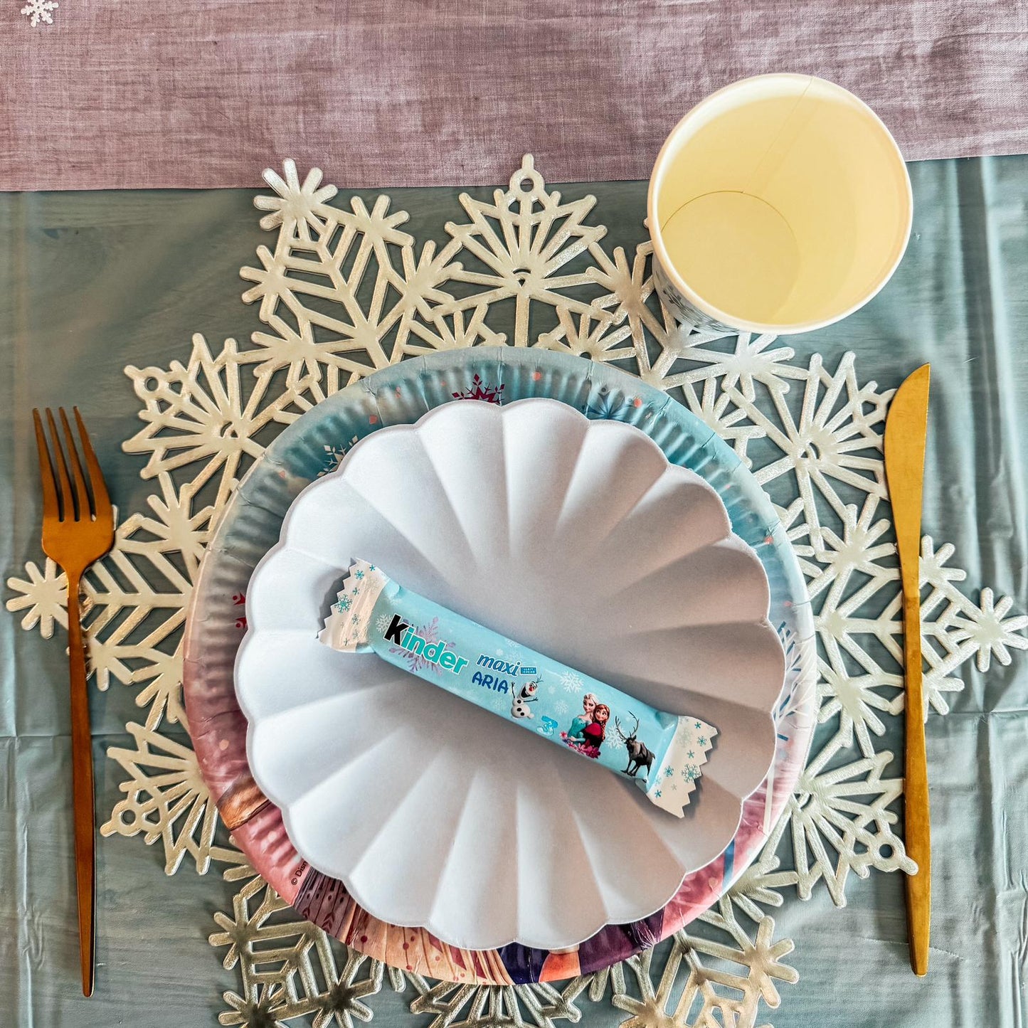 Box Reine des Neiges, pack complet pour décoration d'anniversaire