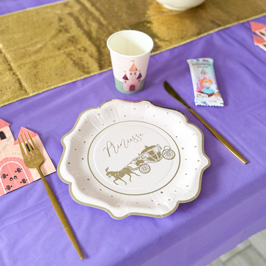 Décoration de table princesse pour anniversaire d'enfants
