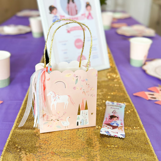 Décoration de table princesse pour anniversaire d'enfants