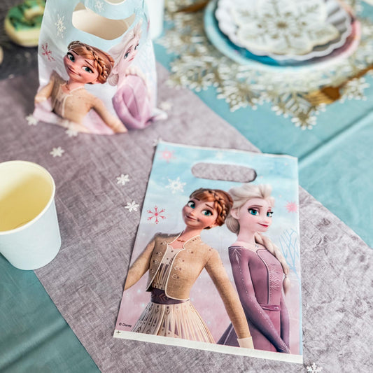 Box Reine des Neiges, pack complet pour décoration d'anniversaire, sachet cadeau, Disney