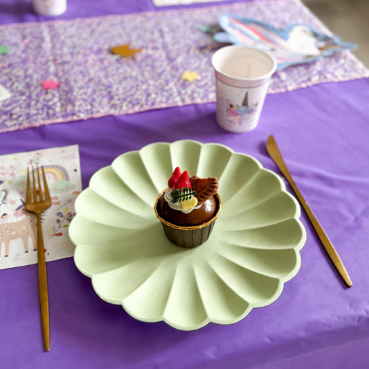 décoration de table licorne pour anniversaire d'enfant