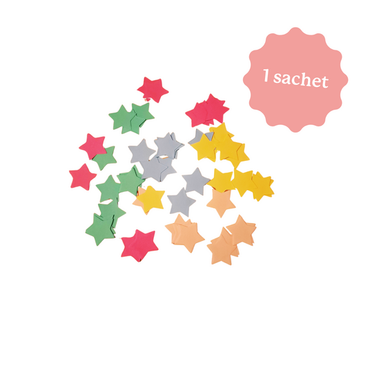 Confettis de table- Arc-en-ciel