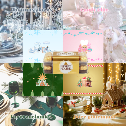 BOITE FERRERO ROCHER de Noël