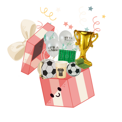 Pack décoration de table pour anniversaire sur le thème foot
