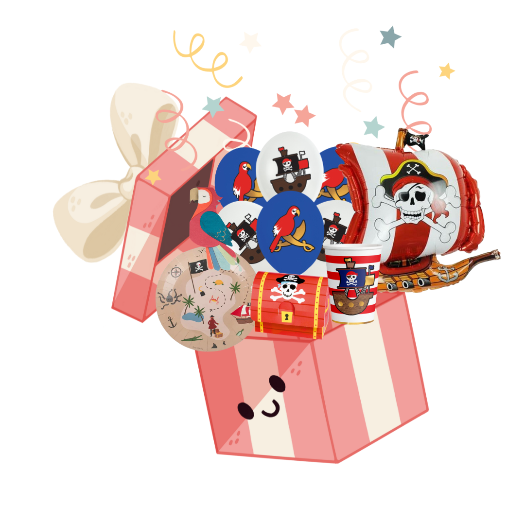pack décoration de table pour anniversaire sur le thème pirate