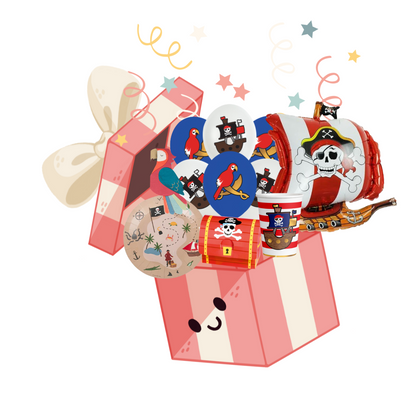 pack décoration de table pour anniversaire sur le thème pirate