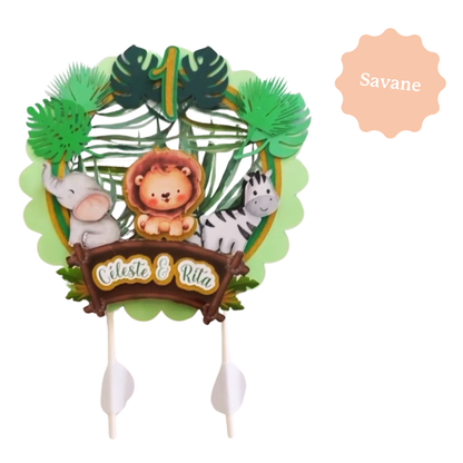 CAKE TOPPER 3D - 1 élément