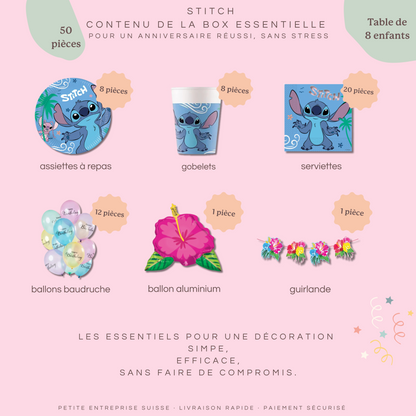 Décoration d’anniversaire enfant STITCH