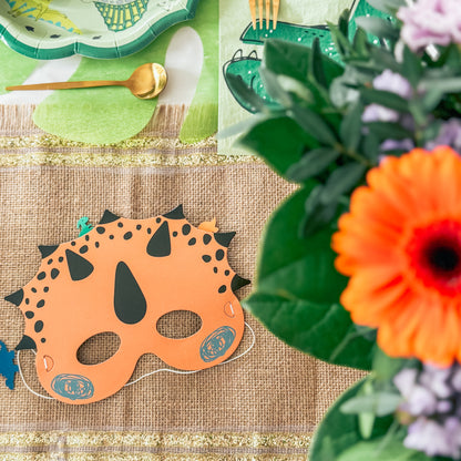 décoration de table pour anniversaire dinosaure