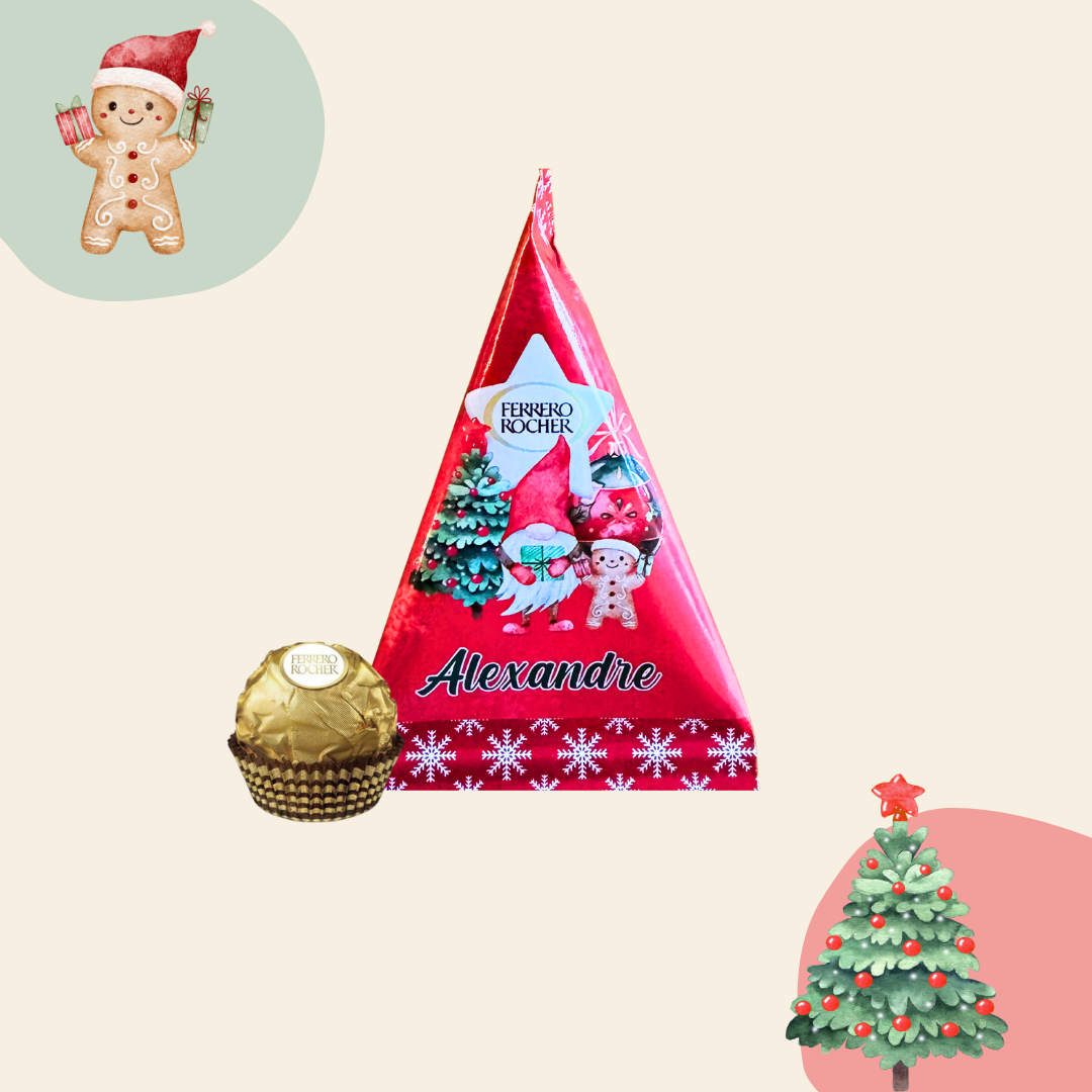 Ferrero Rocher personnalisé de Noël  – 5 thème à choix