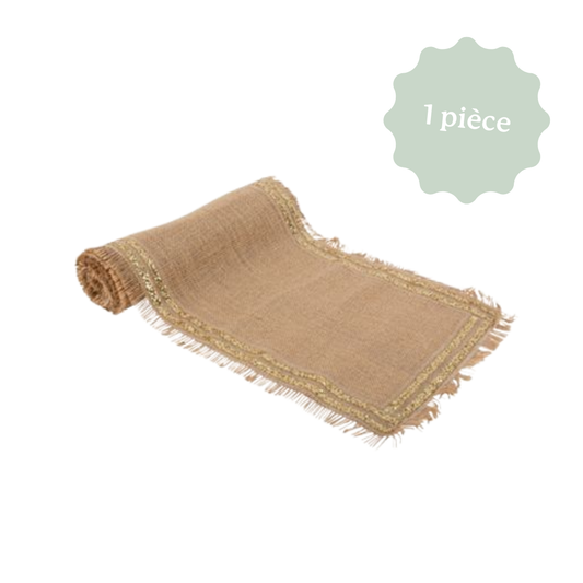 Chemin de table en jute