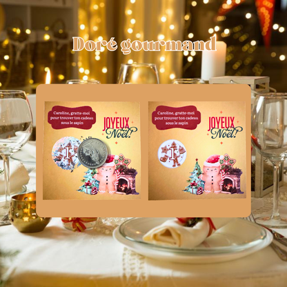 CARTE A GRATTER de Noël