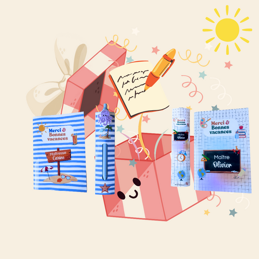 STYLO ET CARNET "MERCI PROF !"
