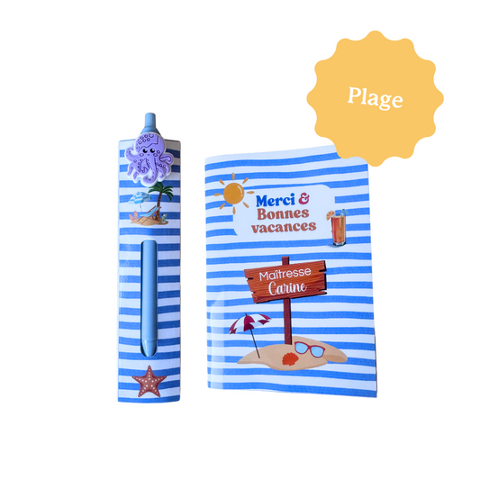 STYLO ET CARNET "MERCI PROF !"