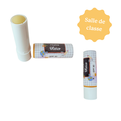 STICK À LÈVRES SOLAIRE  "MERCI PROF !"