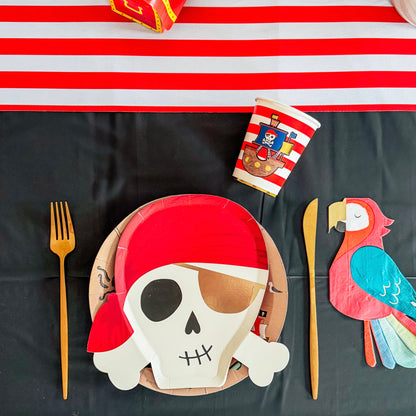 décoration de table pour anniversaire sur le thème pirate