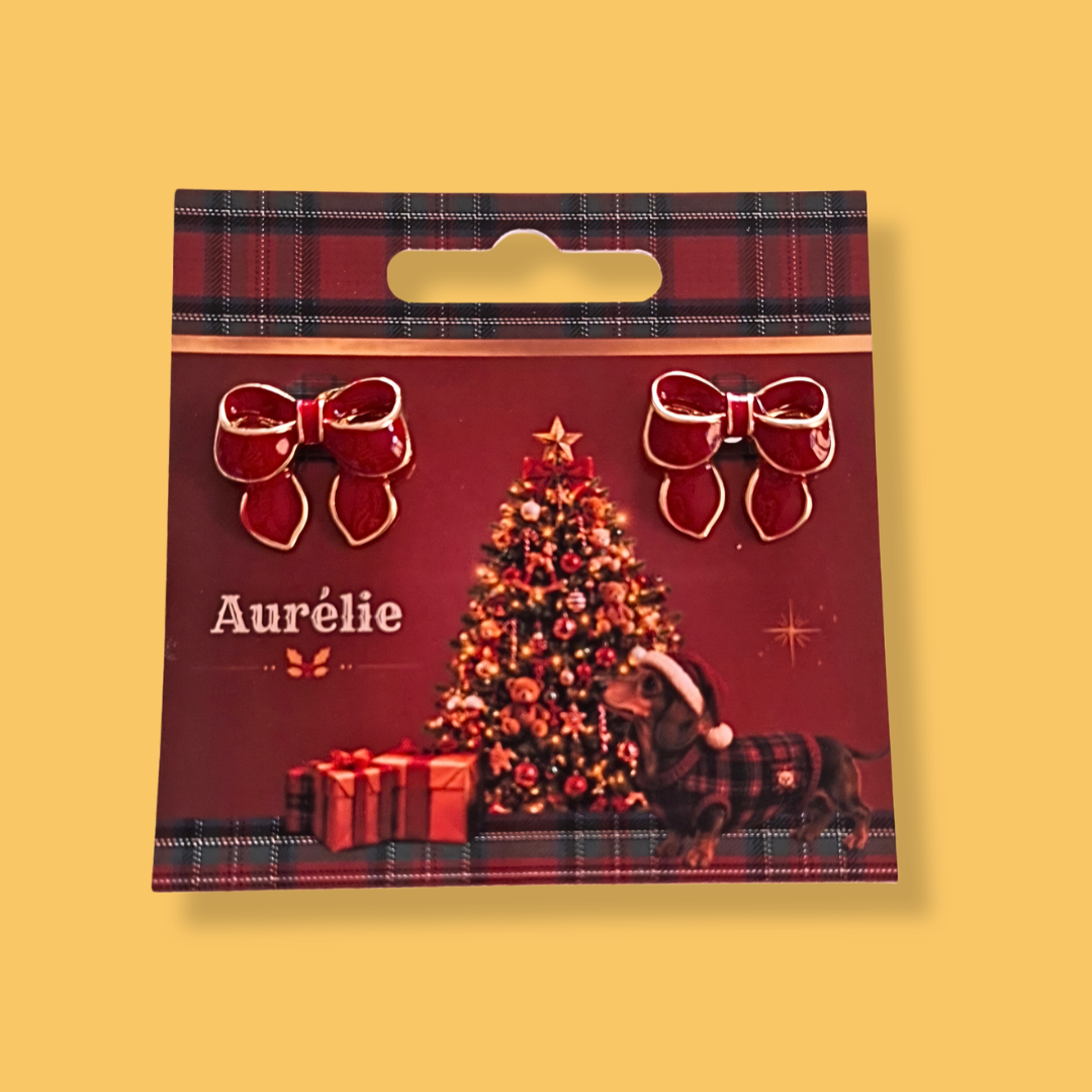 BOUCLES D'OREILLES personnalisées de Noël