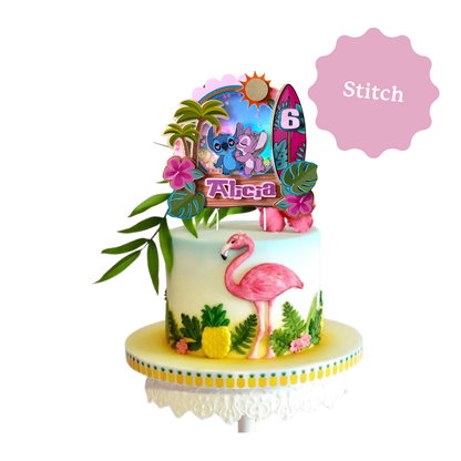 CAKE TOPPER 3D avec lumières LED - 1 élément