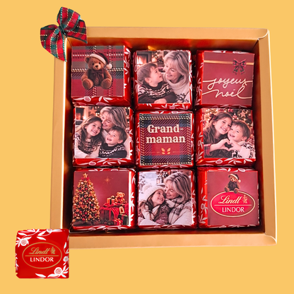 CHOCOLATS LINDT personnalisés avec photos