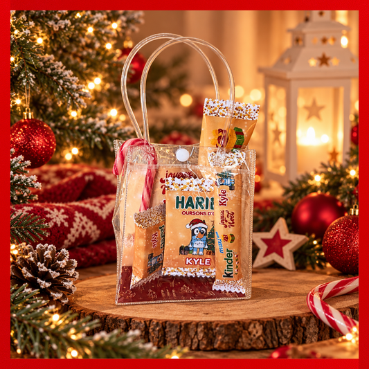 SAC GOURMAND personnalisé de Noël - enfant