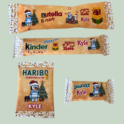 SAC GOURMAND personnalisé de Noël - enfant