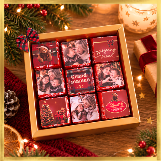 CHOCOLATS LINDT personnalisés avec photos