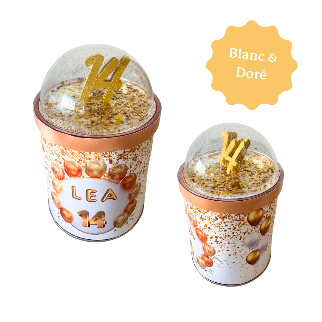 Chips Pringles personnalisées avec le prénom et l'âge. En décoration ou comme cadeau souvenir pour anniversaire. Tous les thèmes sont réalisables. 